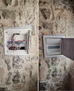 remise aux normes tableau électrique Castelnau-de-Guers 34120 - électricité du grand pic